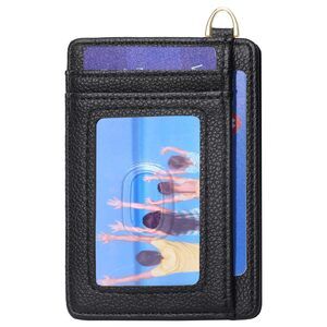 8210 Credit Card Holder Slim Minimalist Wallet, Front Pocket Purse RFID
